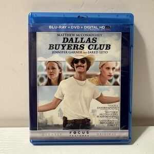 Dallas Buyers Club MATTHEW McCONAUGHEY  (Blu-RAY, DVD)  preowned  Get IT FUN and